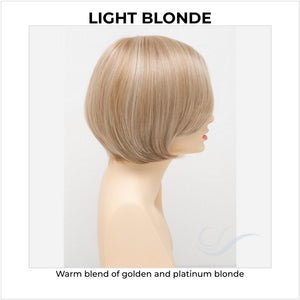 Abbey By Envy in Light Blonde-Warm blend of golden and platinum blonde