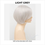 Load image into Gallery viewer, Abbey By Envy in Light Grey-Soft white blended with silver

