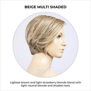 Aletta by Ellen Wille in Beige Multi Shaded-Lightest brown and light strawberry blonde blend with light neutral blonde and shaded roots