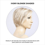 Load image into Gallery viewer, Aletta by Ellen Wille in Ivory Blonde Shaded-Medium ash blonde and medium blonde blend with pearl platinum and shaded roots
