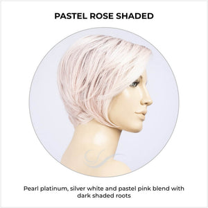 Aletta by Ellen Wille in Pastel Rose Shaded-Pearl platinum, silver white and pastel pink blend with dark shaded roots
