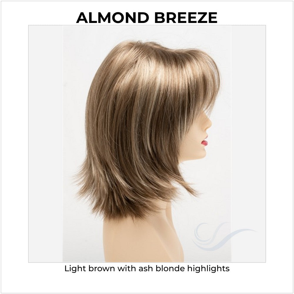 Amber by Envy in Almond Breeze-Light brown with ash blonde highlights