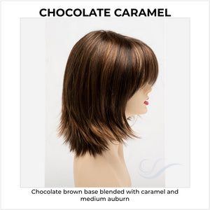 Amber by Envy in Chocolate Caramel-Chocolate brown base blended with caramel and medium auburn