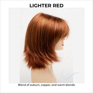 Amber by Envy in Lighter Red-Blend of auburn, copper, and warm blonde