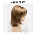 Load image into Gallery viewer, Amber by Envy in Mocha Frost-Light ash brown with gold blonde highlights
