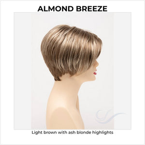 Amy by Envy in Almond Breeze-Light brown with ash blonde highlights