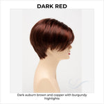 Load image into Gallery viewer, Amy by Envy in Dark Red-Dark auburn brown and copper with burgundy highlights
