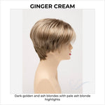 Load image into Gallery viewer, Amy by Envy in Ginger Cream-Dark golden and ash blondes with pale ash blonde highlights
