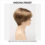 Load image into Gallery viewer, Amy by Envy in Mocha Frost-Light ash brown with gold blonde highlights
