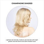 Load image into Gallery viewer, Aria by Ellen Wille in Champagne Shaded-Lightest ash blonde, medium ash blonde with light golden blonde blend and dark shaded roots
