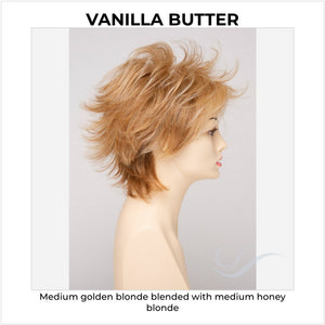 Aria By Envy in Vanilla Butter-Medium golden blonde blended with medium honey blonde