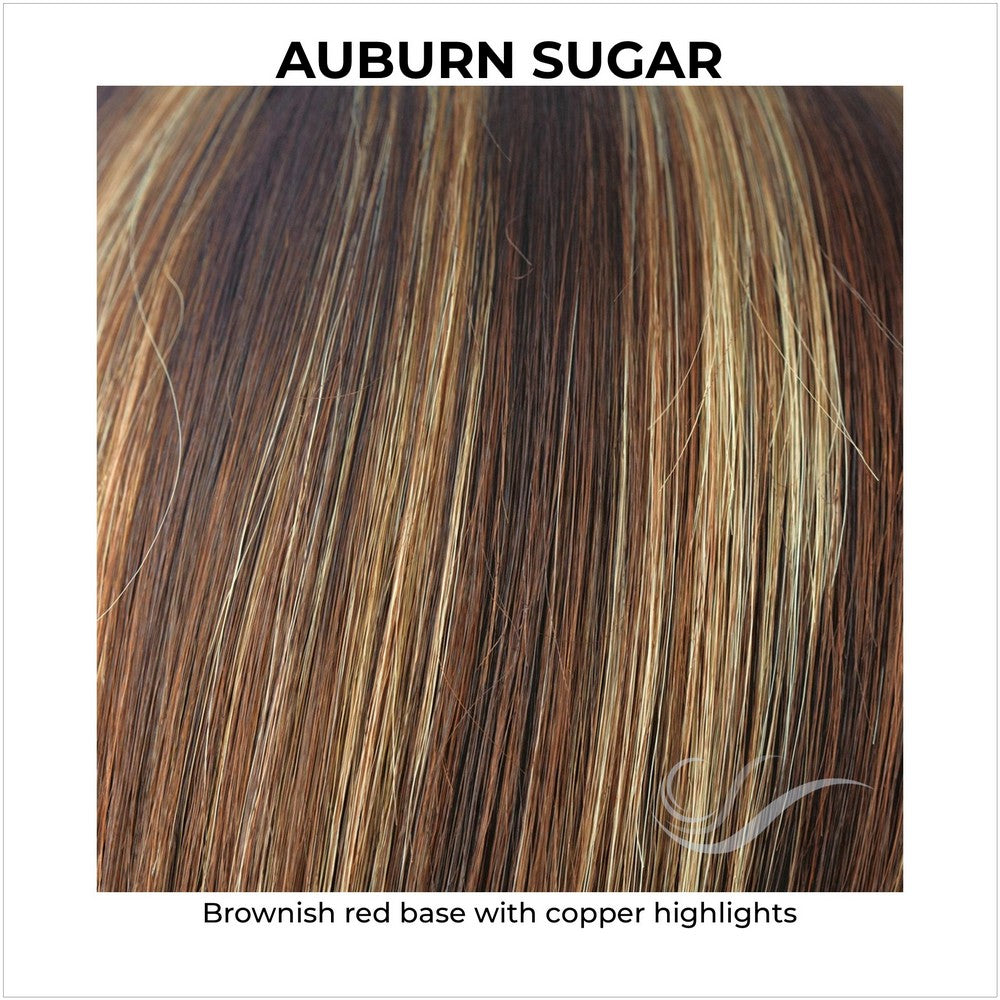 Auburn Sugar-Brownish red base with copper highlights