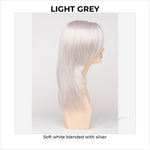 Load image into Gallery viewer, Ava By Envy in Light Grey-Soft white blended with silver
