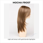 Load image into Gallery viewer, Ava By Envy in Mocha Frost-Light ash brown with gold blonde highlights

