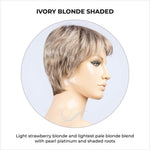Load image into Gallery viewer, Barletta Hi Mono by Ellen Wille in Ivory Blonde Shaded-Light strawberry blonde and lightest pale blonde blend with pearl platinum and shaded roots
