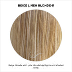 Load image into Gallery viewer, Beige Linen Blonde-R-Beige blonde with pale blonde highlights and shaded roots
