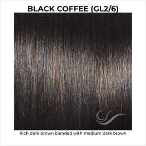Black Coffee (GL2/6)-Rich dark brown blended with medium dark brown