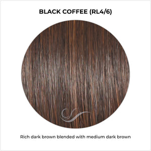 Black Coffee (RL4/6)-Rich dark brown blended with medium dark brown