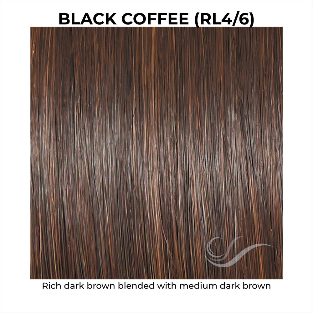 Black Coffee (RL4/6)-Rich dark brown blended with medium dark brown