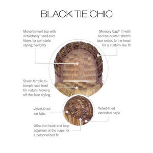 Black Tie Chic by Raquel Welch Cap Construction