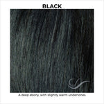 Load image into Gallery viewer, Black-A deep ebony, with slightly warm undertones
