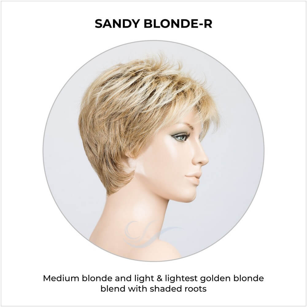 Bliss by Ellen Wille in Sandy Blonde-R-Medium blonde and light & lightest golden blonde blend with shaded roots