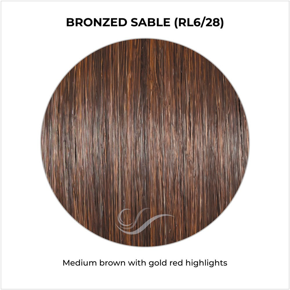 Bronzed Sable (RL6/28)-Medium brown with gold red highlights