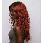 Load image into Gallery viewer, Brooklyn by Alexander Couture wig in Henna Red-R Image 3
