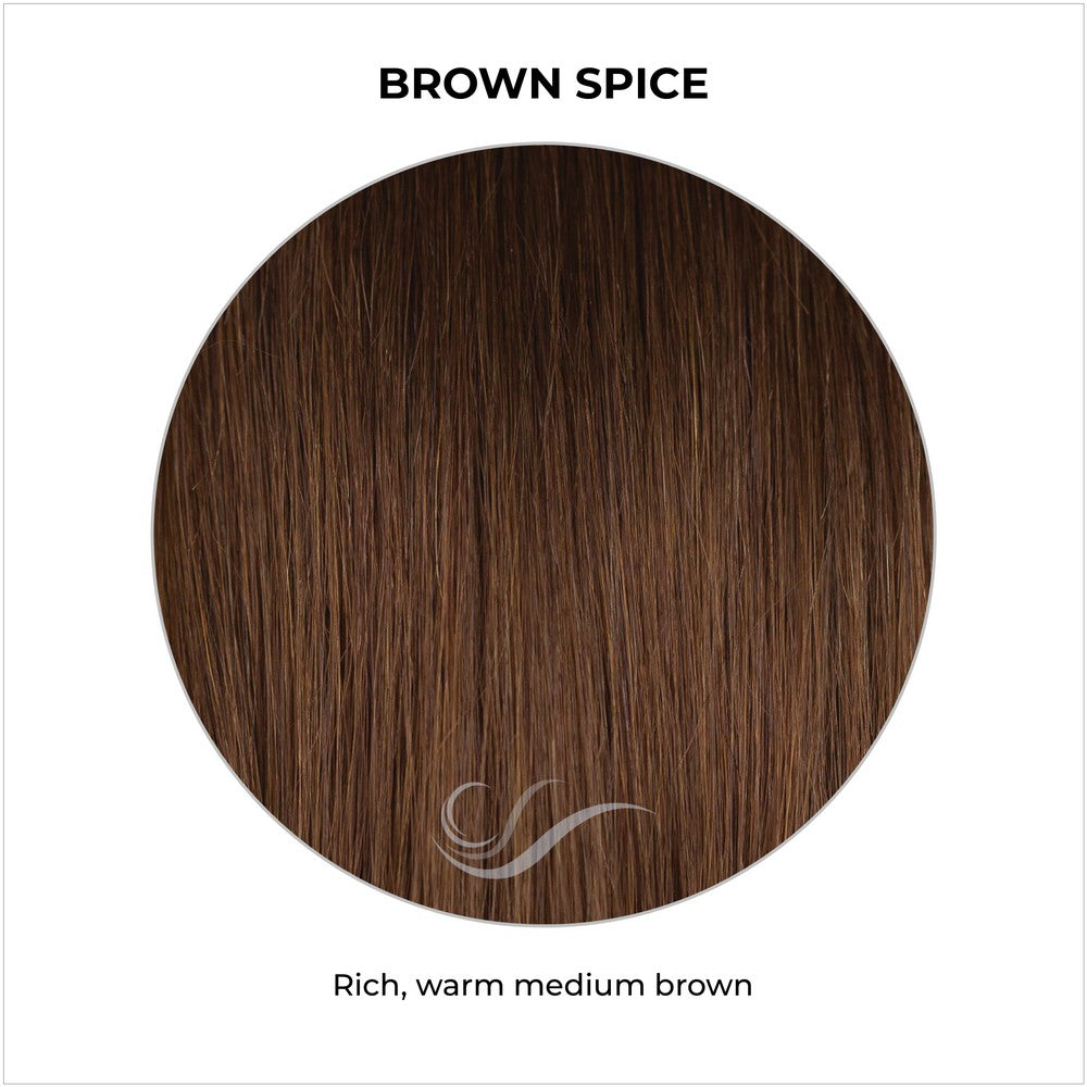Brown Spice-Rich, warm medium brown