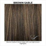 Load image into Gallery viewer, Brown Sable-Neutral medium brown base with cool light brown highlights
