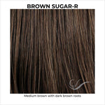 Load image into Gallery viewer, Brown Sugar-R-Medium brown with dark brown roots
