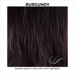 Load image into Gallery viewer, Burgundy-Darkest auburn roots with wine highlights
