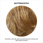 Load image into Gallery viewer, Butterscotch-Strawberry blonde, gold and dark blonde, ending with light golden blonde

