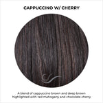 Load image into Gallery viewer, Cappuccino with Cherry-A blend of cappuccino brown and deep brown highlighted with red mahogany and chocolate cherry
