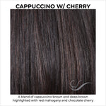 Load image into Gallery viewer, Cappuccino with Cherry-A blend of cappuccino brown and deep brown highlighted with red mahogany and chocolate cherry
