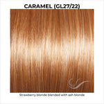 Load image into Gallery viewer, Caramel (GL27/22)-Strawberry blonde blended with ash blonde
