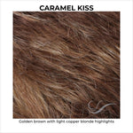Load image into Gallery viewer, CARAMEL KISS-Golden brown with light copper blonde highlights
