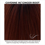 Load image into Gallery viewer, Cayenne with Ginger Root-Mixture of off-black and dark brown root with blend of cayenne, burgundy, mahogany, &amp; chocolate cherry
