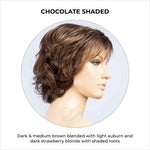 Load image into Gallery viewer, Cesana by Ellen Wille in Chocolate Shaded-Dark &amp; medium brown blended with light auburn and dark strawberry blonde with shaded roots
