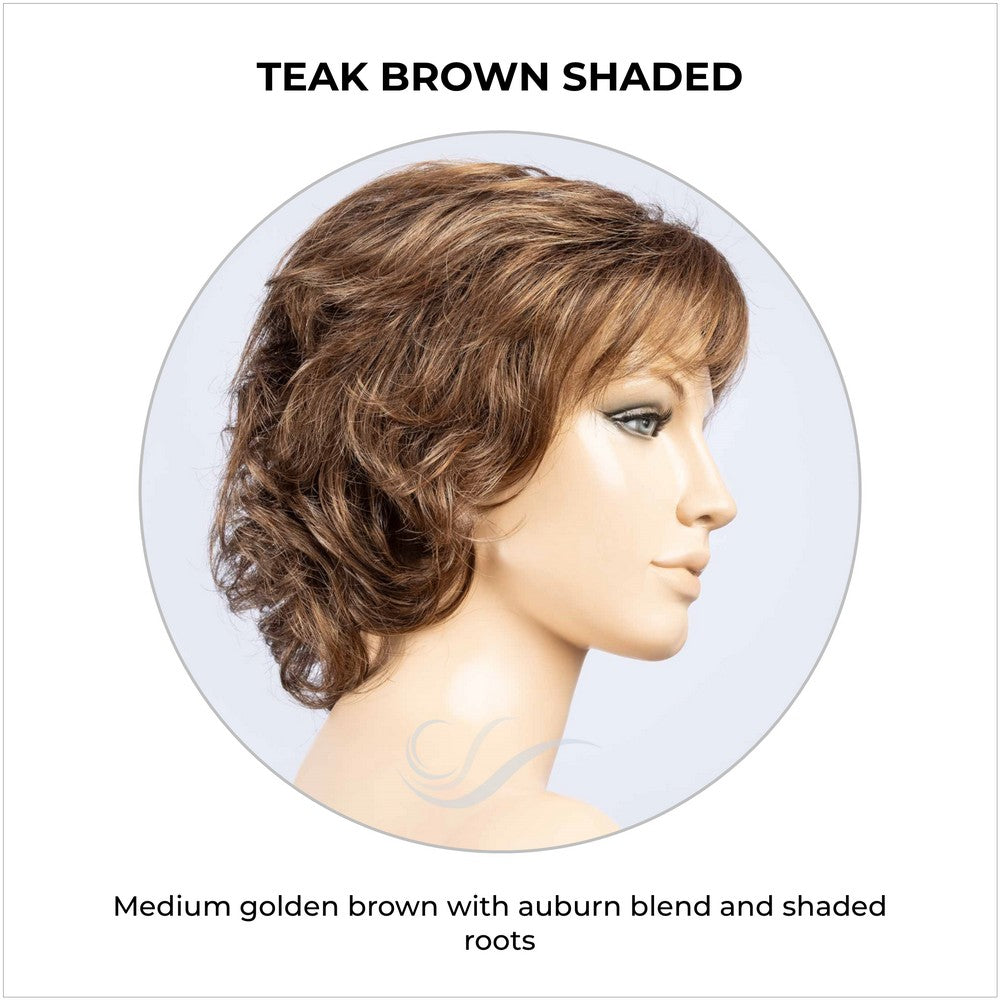 Cesana by Ellen Wille in Teak Brown Shaded-Medium golden brown with auburn blend and shaded roots