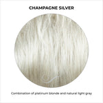 Load image into Gallery viewer, Champagne Silver-Combination of platinum blonde and natural light gray
