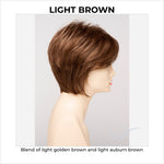 Load image into Gallery viewer, Chantel by Envy in Light Brown-Blend of light golden brown and light auburn brown
