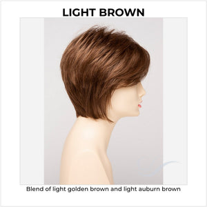 Chantel by Envy in Light Brown-Blend of light golden brown and light auburn brown