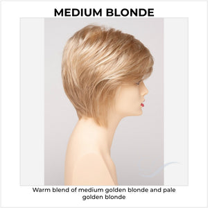 Chantel by Envy in Medium Blonde-Warm blend of medium golden blonde and pale golden blonde