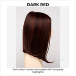 Load image into Gallery viewer, Chelsea By Envy in Dark Red-Dark auburn brown and copper with burgundy highlights
