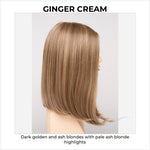 Load image into Gallery viewer, Chelsea By Envy in Ginger Cream-Dark golden and ash blondes with pale ash blonde highlights
