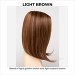 Load image into Gallery viewer, Chelsea By Envy in Light Brown-Blend of light golden brown and light auburn brown
