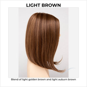 Chelsea By Envy in Light Brown-Blend of light golden brown and light auburn brown