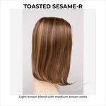 Load image into Gallery viewer, Chelsea By Envy in Toasted Sesame-R-Light brown blend with medium brown roots
