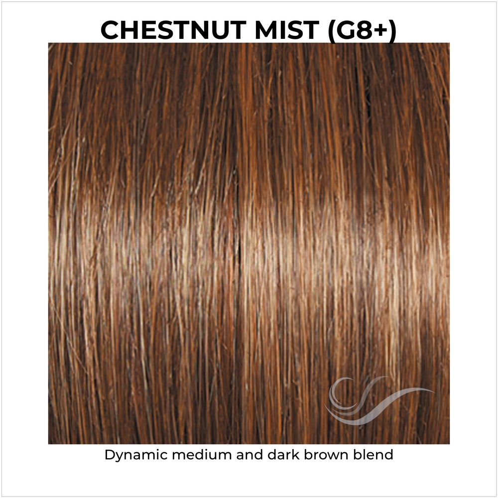 Chestnut Mist (G8+)-Dynamic medium and dark brown blend